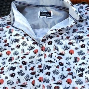 Public Record Japanese Print Shirt